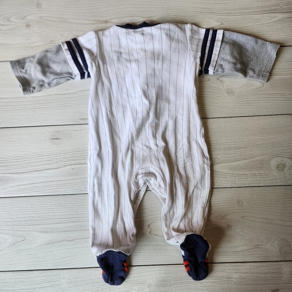 Carter's All star baby footie sleeper pajama size 9 mo - Picture 8 of 10